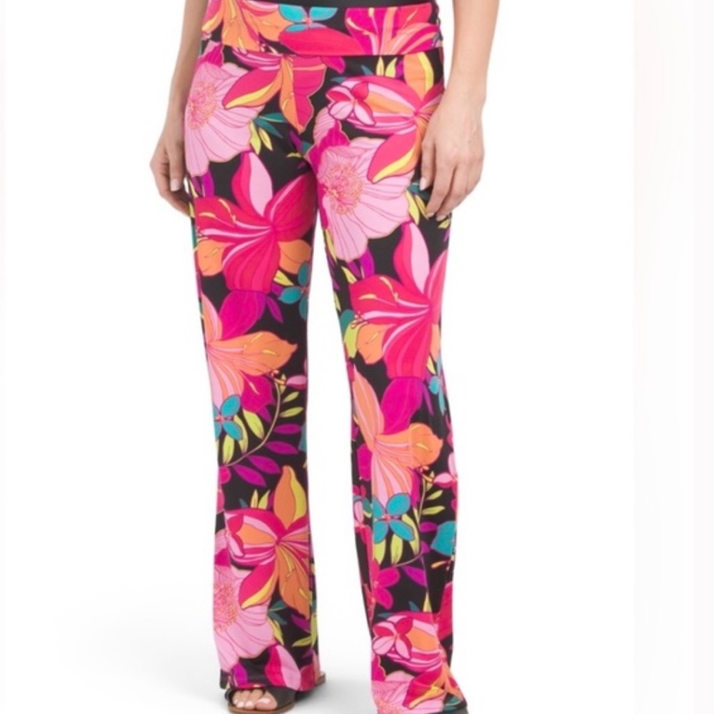 Trina Turk Solar Floral Swim Spa Pants Cover Up